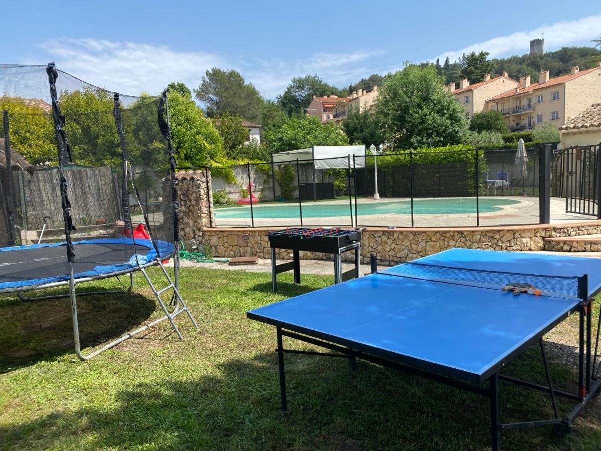 Appartement 3 Pièces climatisé en rez de jardin avec piscine à Villeneuve-Loubet Extérieur photo
