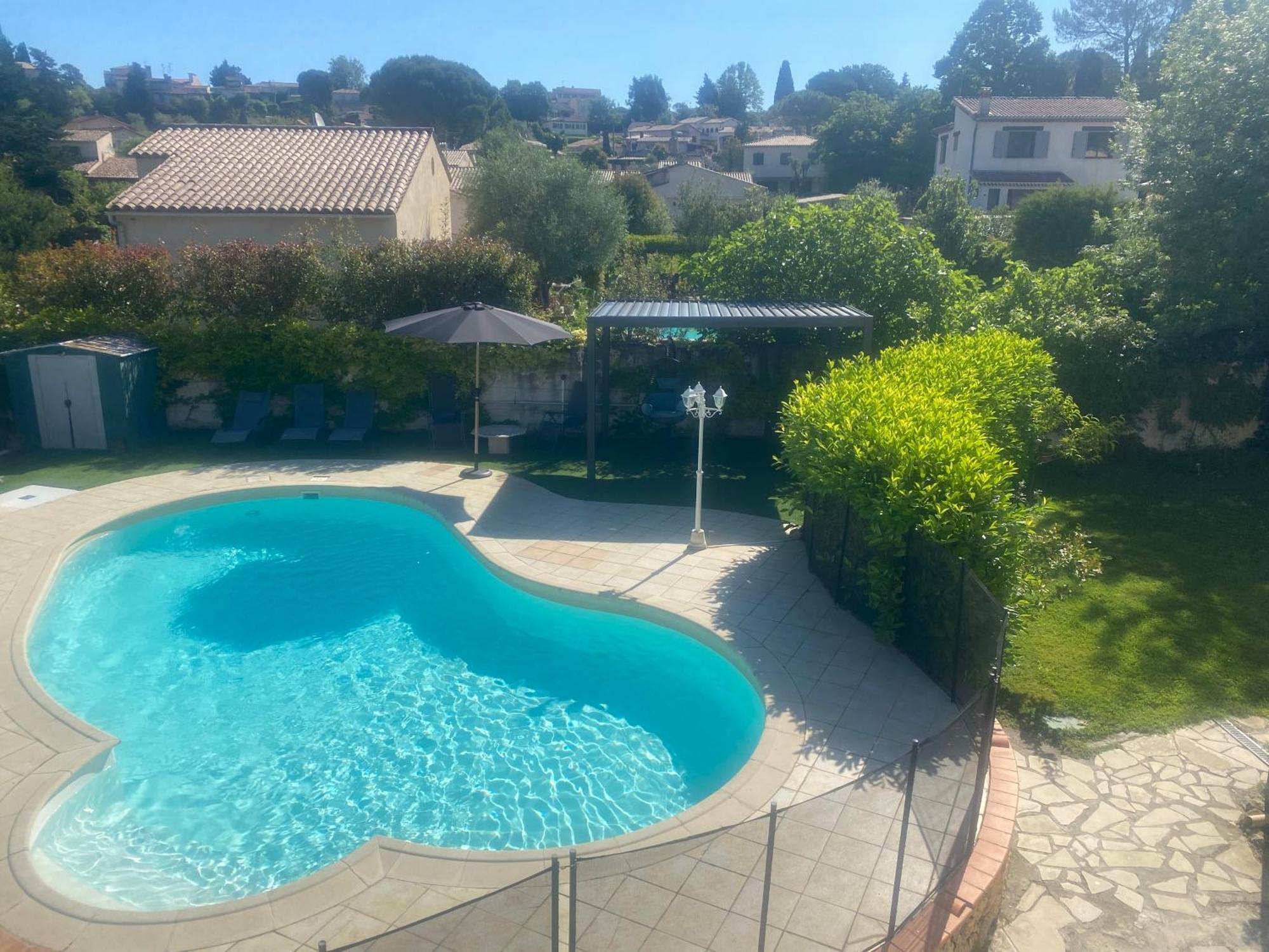 Appartement 3 Pièces climatisé en rez de jardin avec piscine à Villeneuve-Loubet Extérieur photo